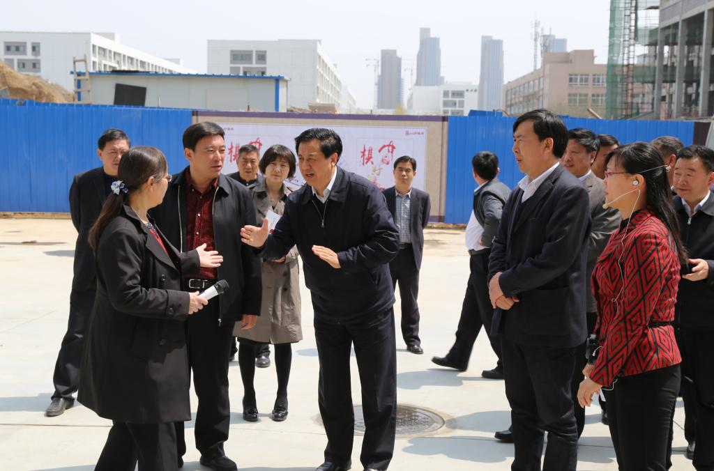 许昌市委书记王树山到我校考察工作